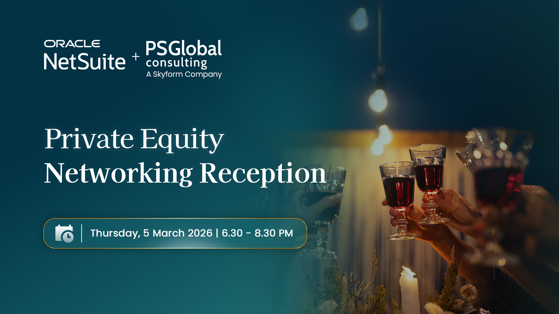 Private Equity Networking Reception - PS Global Consulting